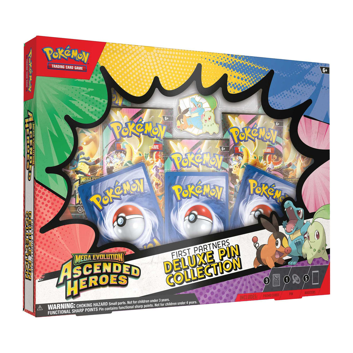 Pokemon TCG - Ascended Heroes First Partners Deluxe Pin Collection