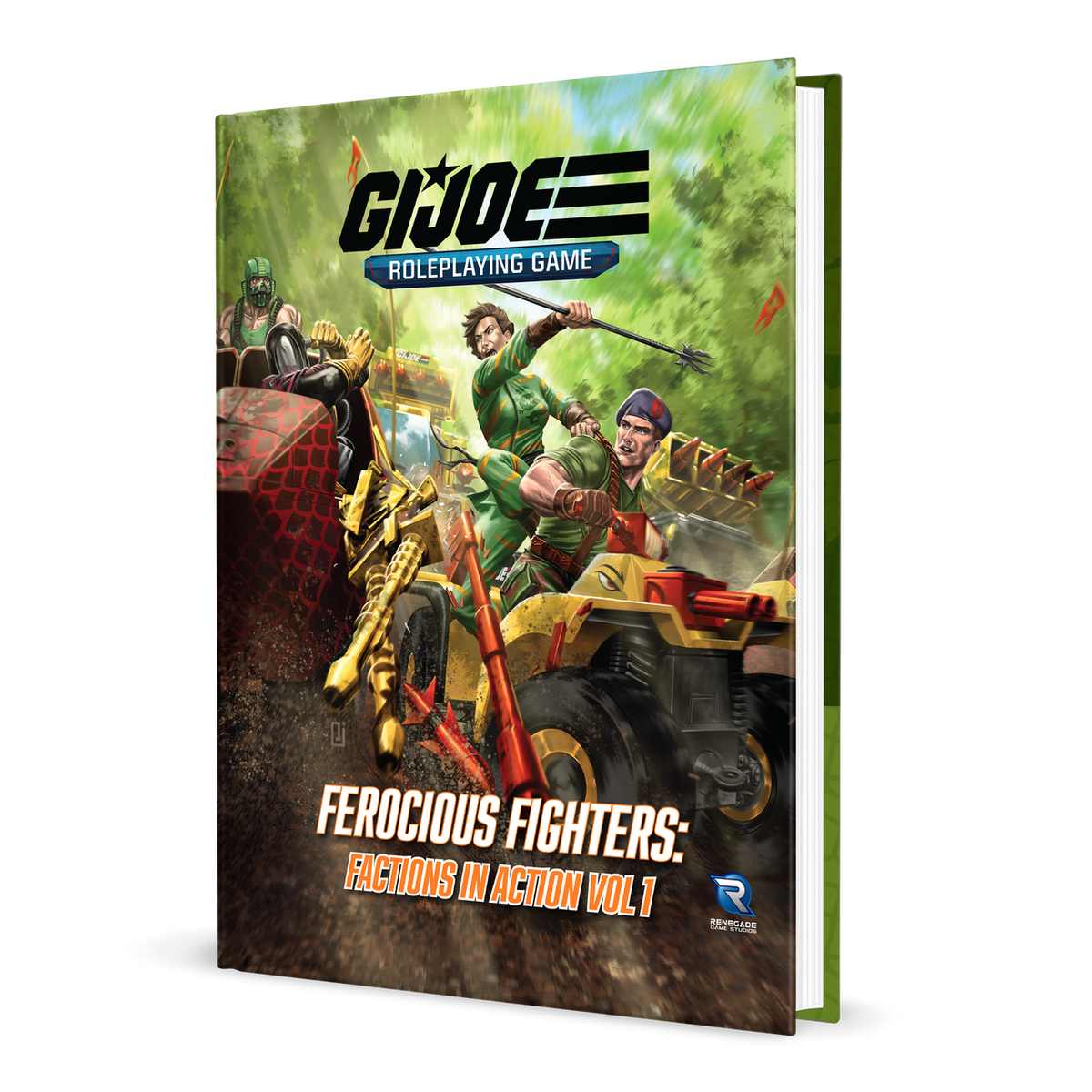 Renegade Game Studios G.I. Joe RPG Ferocious Fighters: Factions in Action Vol. 1 Sourcebook - Good Games