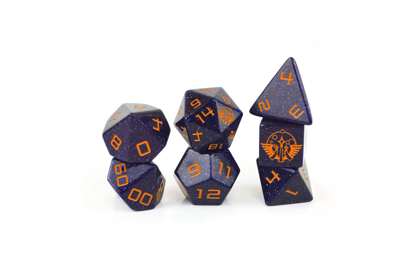 Level Up Dice - Starfinder Blue Sandstone - Good Games