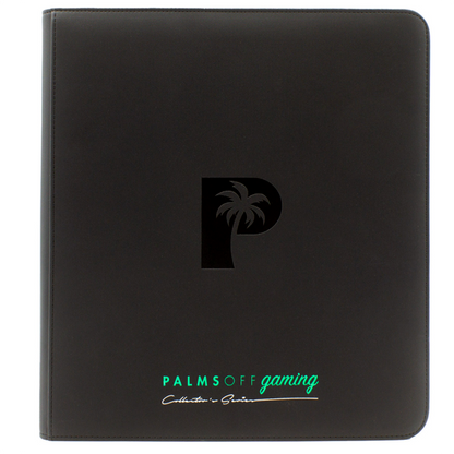Palms Off Gaming - Limited Edition 12 Pocket Zip Trading Card Binder - Good Games