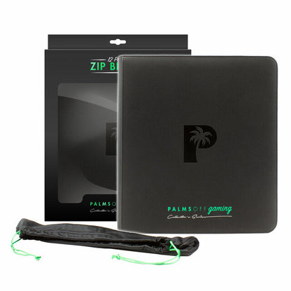 Palms Off Gaming - Limited Edition 12 Pocket Zip Trading Card Binder - Good Games