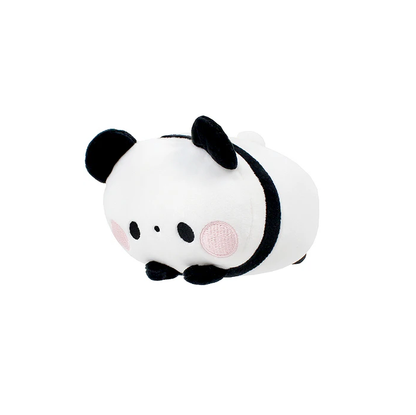 Panda plushie from the front side