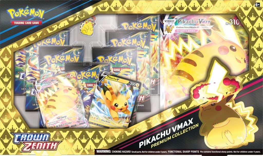 Pokemon TCG - Sword &amp; Shield - Crown Zenith Premium Collection - Pikachu VMAX