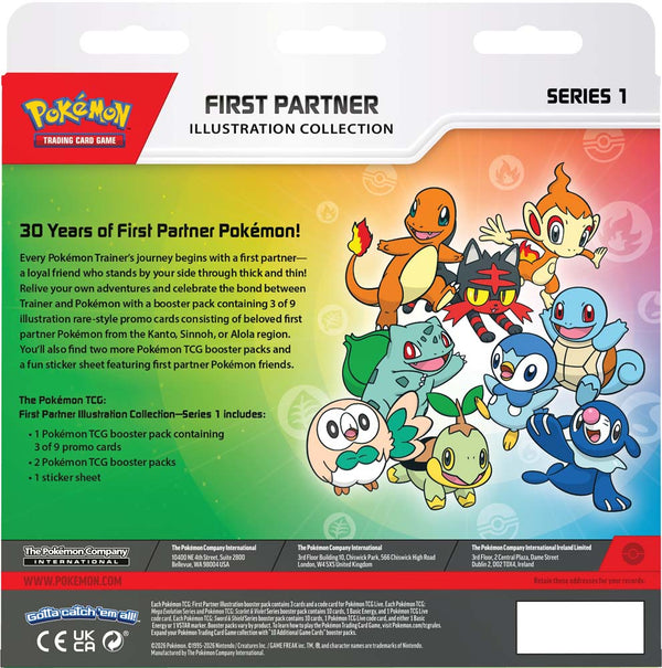 Pokemon TCG - First Partner Illustration Collection - Series 1