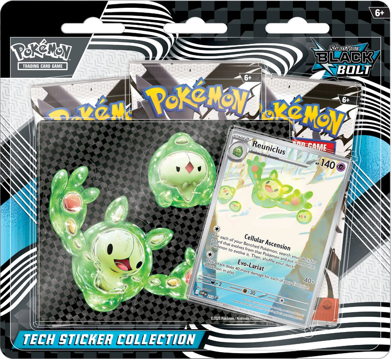 Pokémon TCG: Scarlet &amp; Violet— Black Bolt Tech Sticker Collection
