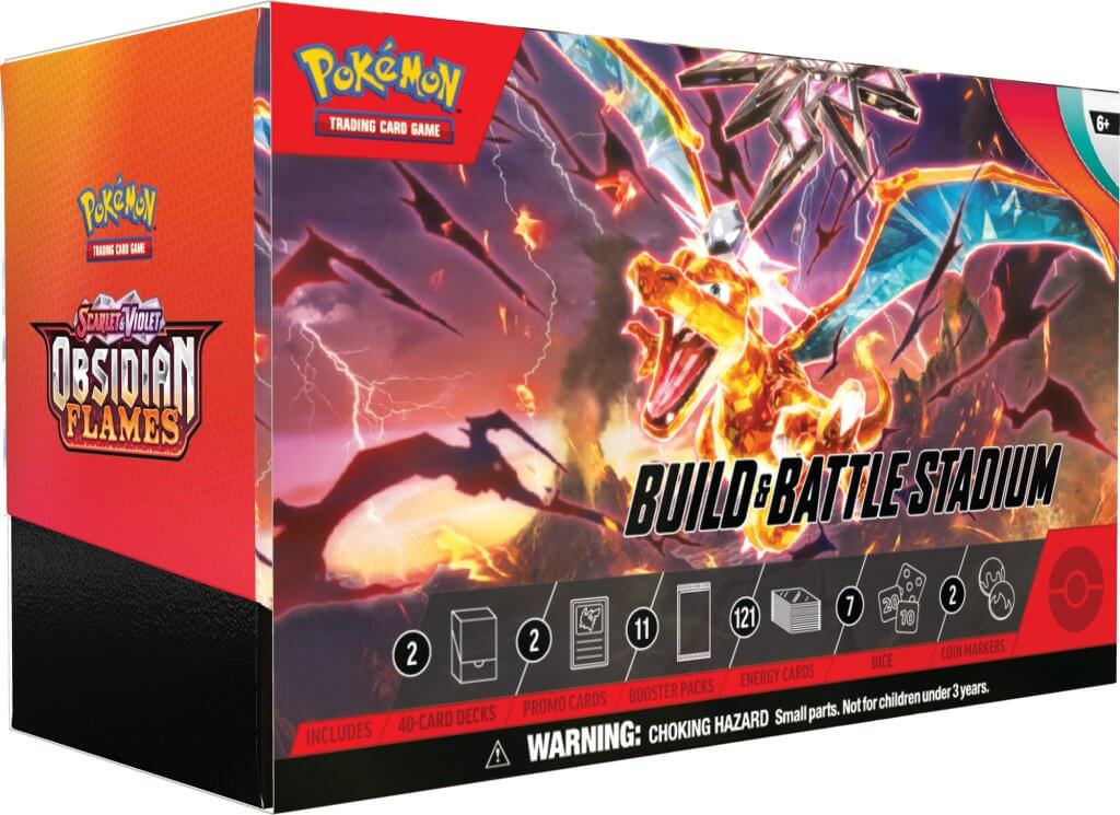 Pokemon TCG - Scarlet &amp; Violet - Obsidian Flames - Build &amp; Battle Stadium