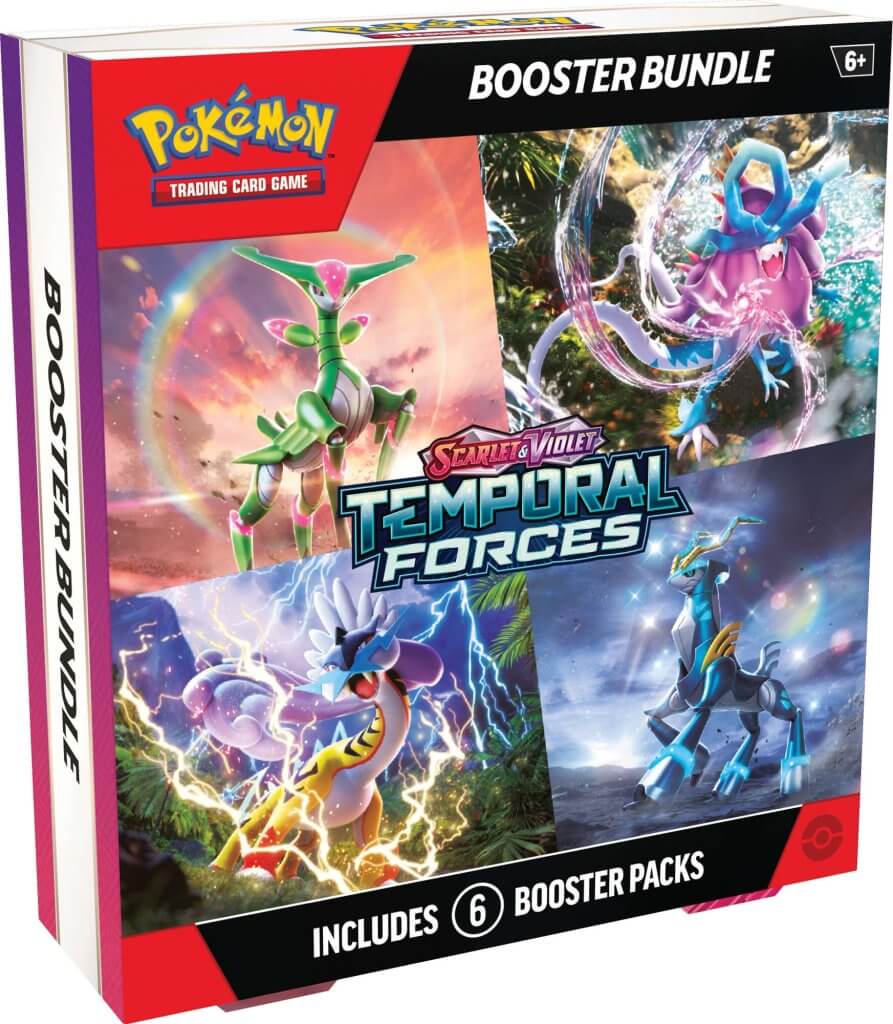 Pokemon TCG - Scarlet &amp; Violet - Temporal Forces Booster Bundle - Good Games
