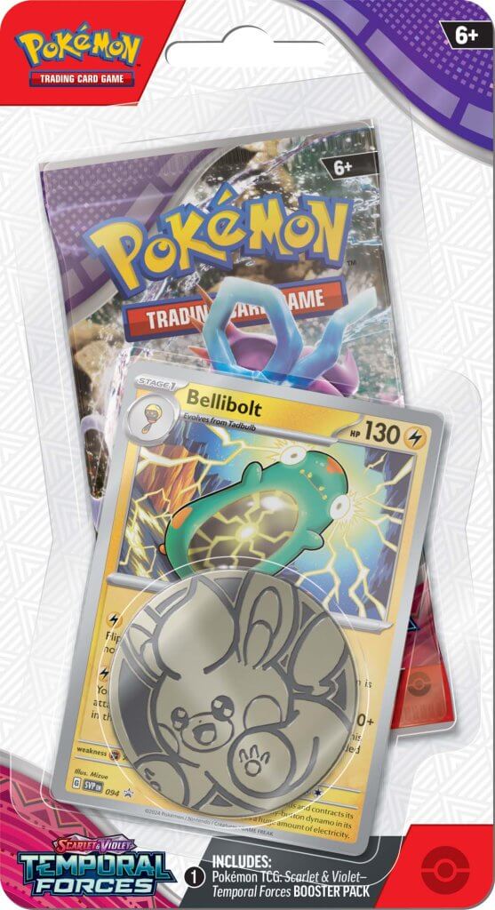 Pokemon TCG - Scarlet &amp; Violet - Temporal Forces Checklane Blister