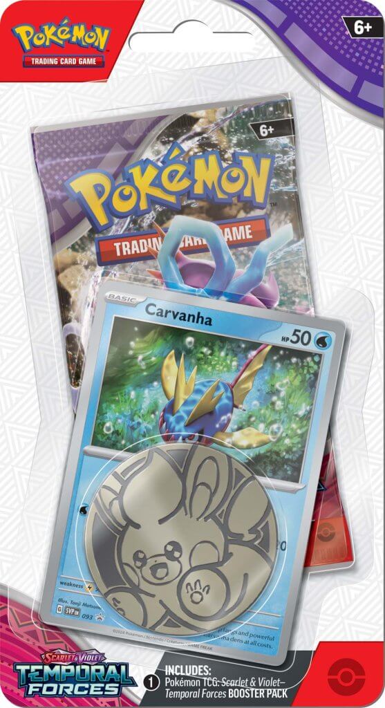 Pokemon TCG - Scarlet &amp; Violet - Temporal Forces Checklane Blister