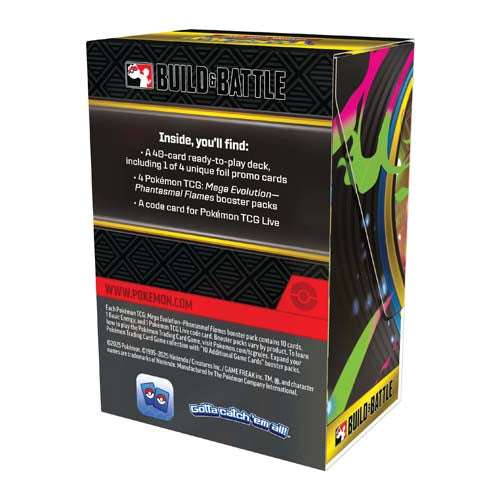 Pokémon TCG Phantasmal Flames Build and Battle Box