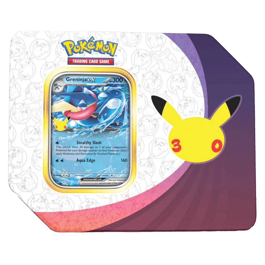 30th Celebration Tin - Greninja ex