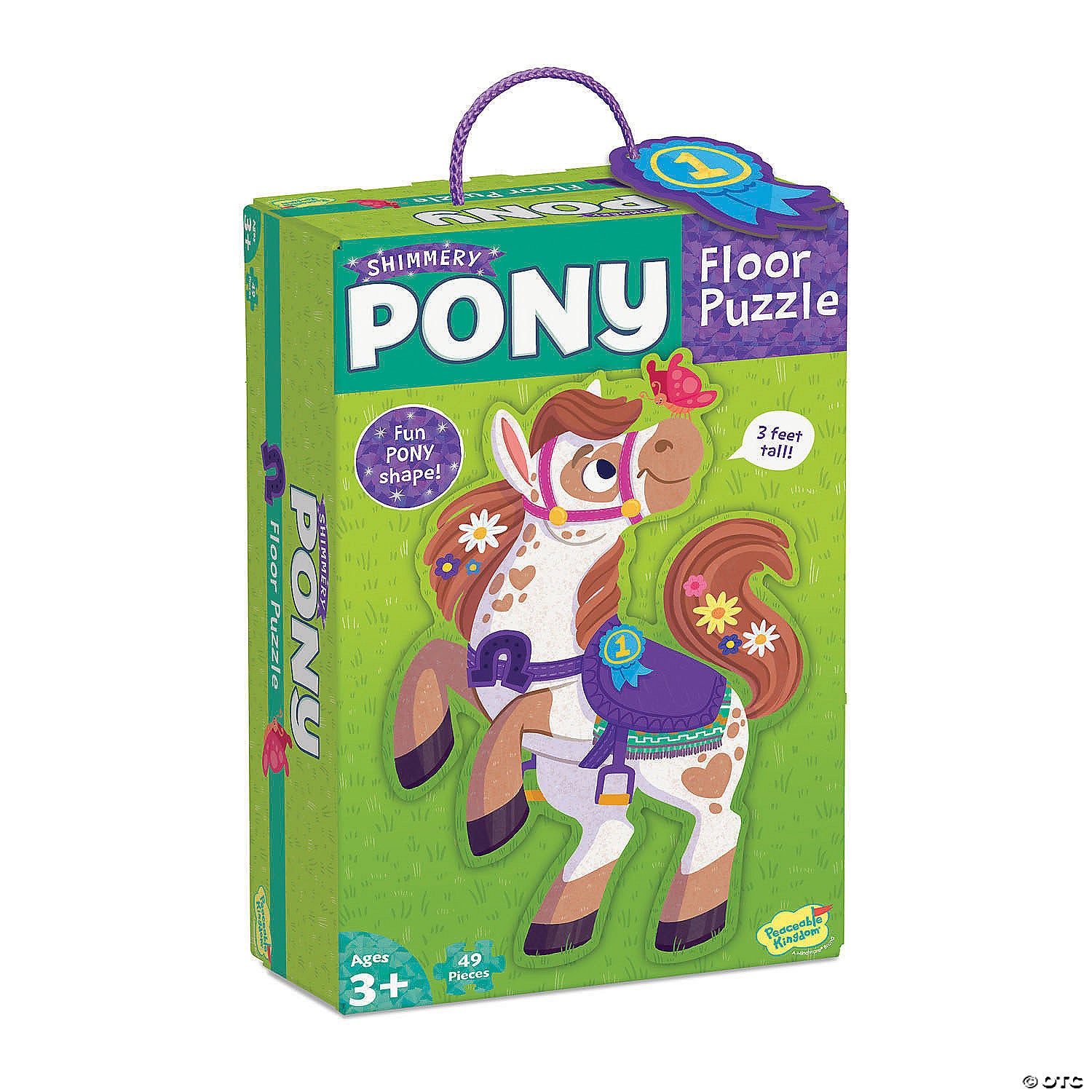 Front box packaging of Pony floor puzzle