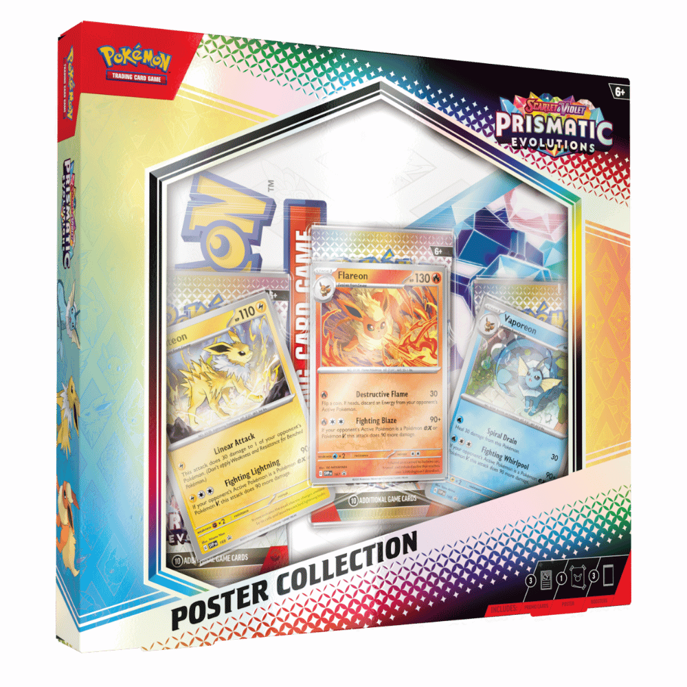 Pokemon TCG - Scarlet & Violet Prismatic Evolutions Poster Collection - Good Games