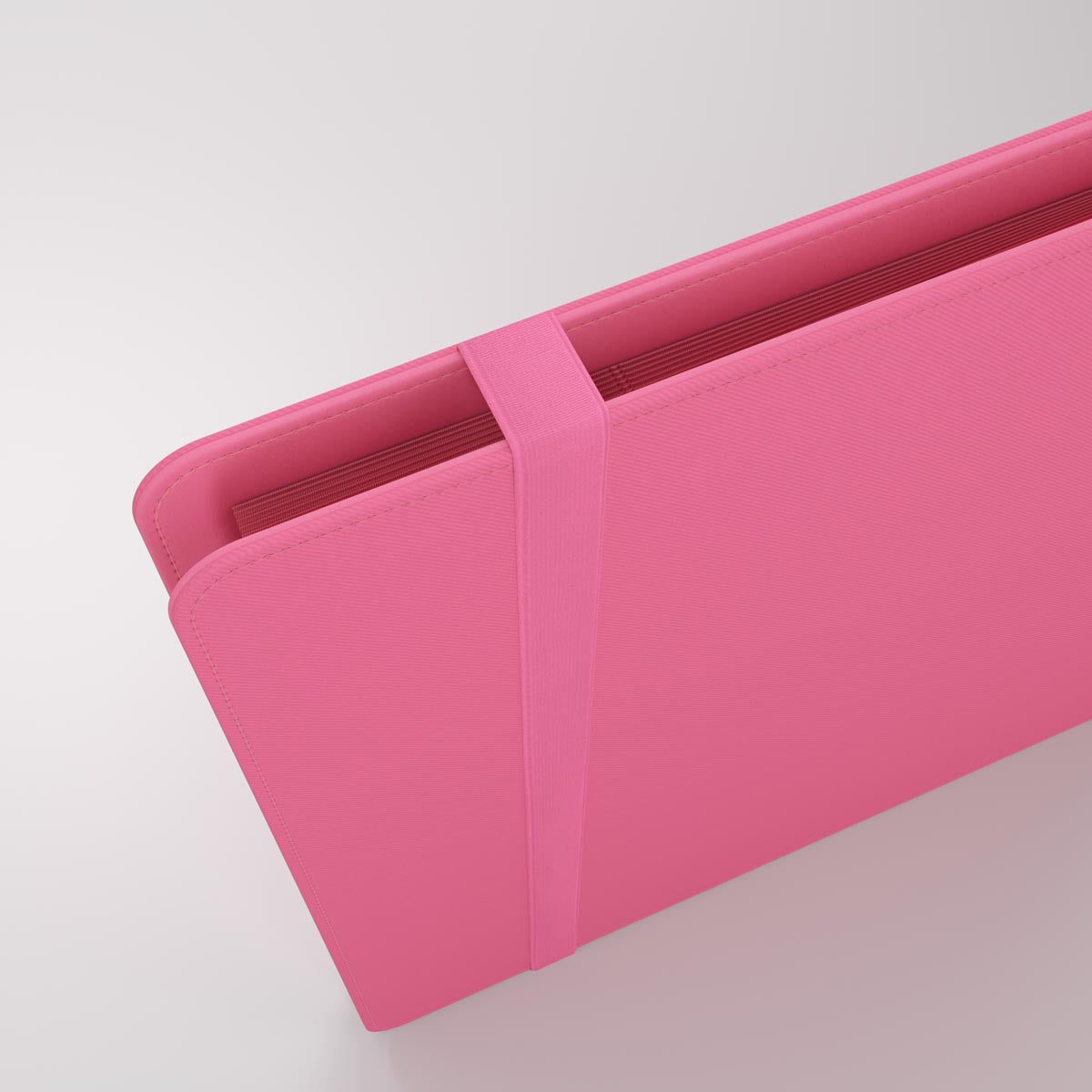 Prime album with an elastic band closure, featuring a ribbed texture on its cover