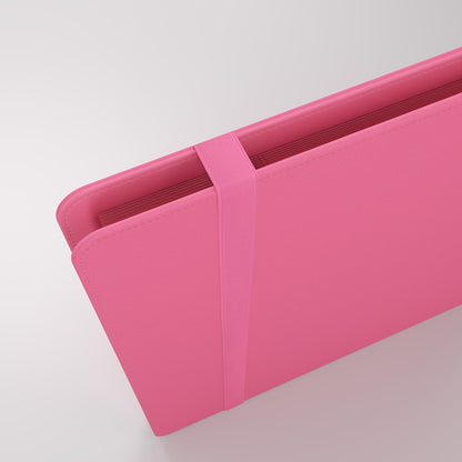 Prime album with an elastic band closure, featuring a ribbed texture on its cover