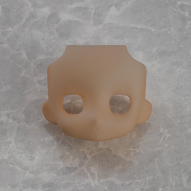 Side angle of Cinnamon face plate highlighting contours and soft tone