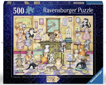 Ravensburger Crazy cats Taby & co puzzle packaging box front view