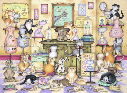 Ravensburger Crazy cats Taby & co puzzle completed puzzle view