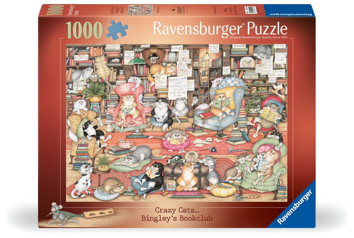 Ravensburger - Bingley's Bookclub Puzzle 1000 Pieces