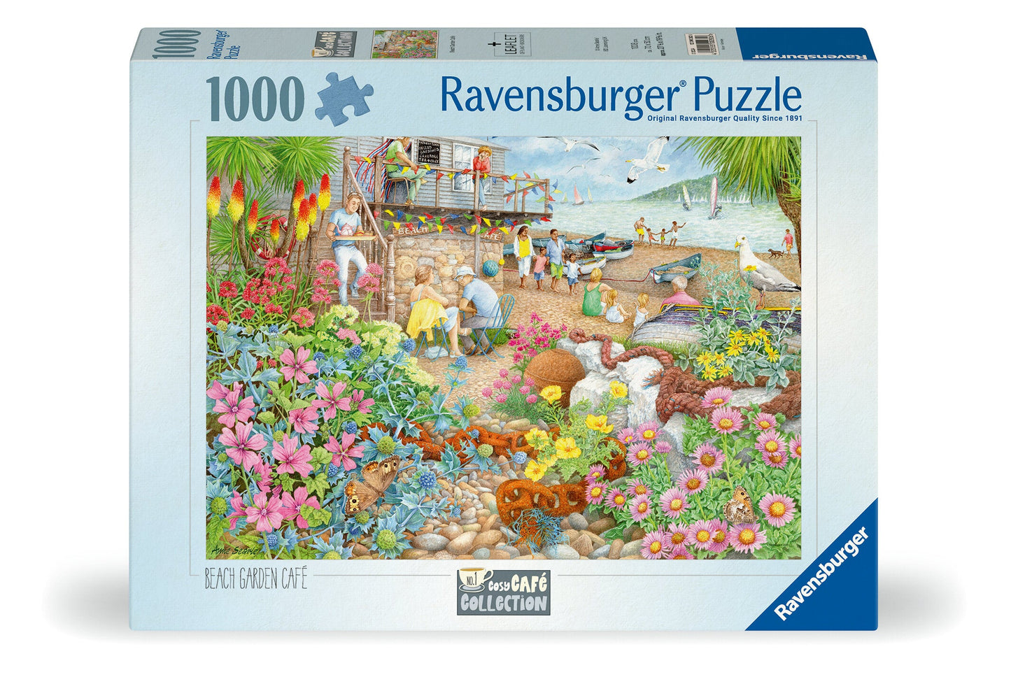Ravensburger - Beach Garden Cafe Puzzle 1000 Pieces
