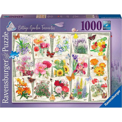 Ravensburger - Cottage Garden Favourites 1000 Piece Jigsaw - New Version - Good Games