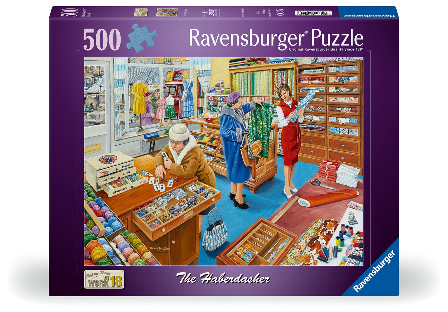 Ravensburger - The Haberdasher Puzzle 500 Pieces