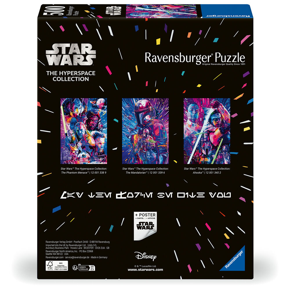 Ravensburger - Star Wars Ahsoka 500 Piece Jigsaw - Good Games