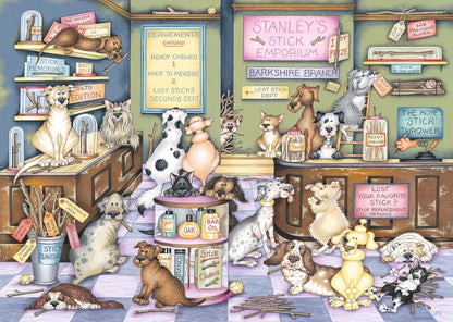 Ravensburger - Dapper Dog's No 2: Stanley's Sticker Emporium 1000 pieces