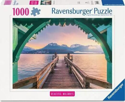 Ravensburger - Romatic Footbridge at Lac d'Annecy 1000 Piece Jigsaw
