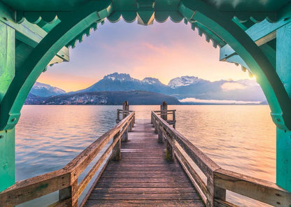 Ravensburger - Romatic Footbridge at Lac d'Annecy 1000 Piece Jigsaw