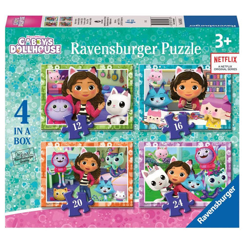 Ravensburger - Gabbys Dollhouse 12 16 20 &amp; 24 Piece Jigsaw