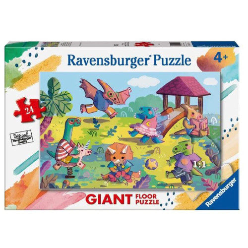 Ravensburger - Dinosaurs at Playground SuperSize 24 Piece Jigsaw - Good Games