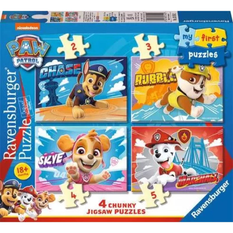 Ravensburger - Paw Patrol My First 2 3 4 5 Piece Jigsaw - Good Games