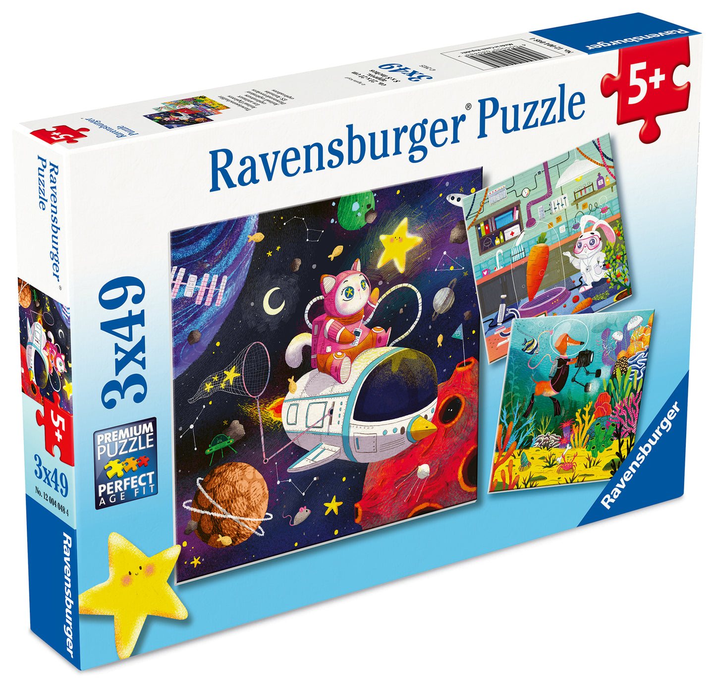 Ravensburger - WTKids Science/Professional 3x49 Piece Jigsaw