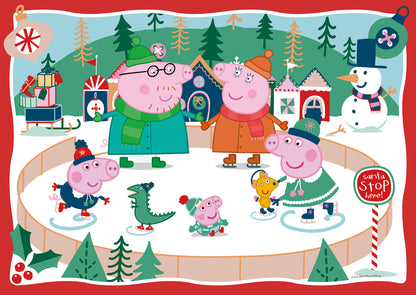Ravensburger - Peppa Pig Christmas Giant Floor 24 Piece Jigsaw