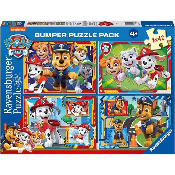 Ravensburger - Paw Patrol Bumper Pack 4x42 Piece Jigsaw - Good Games