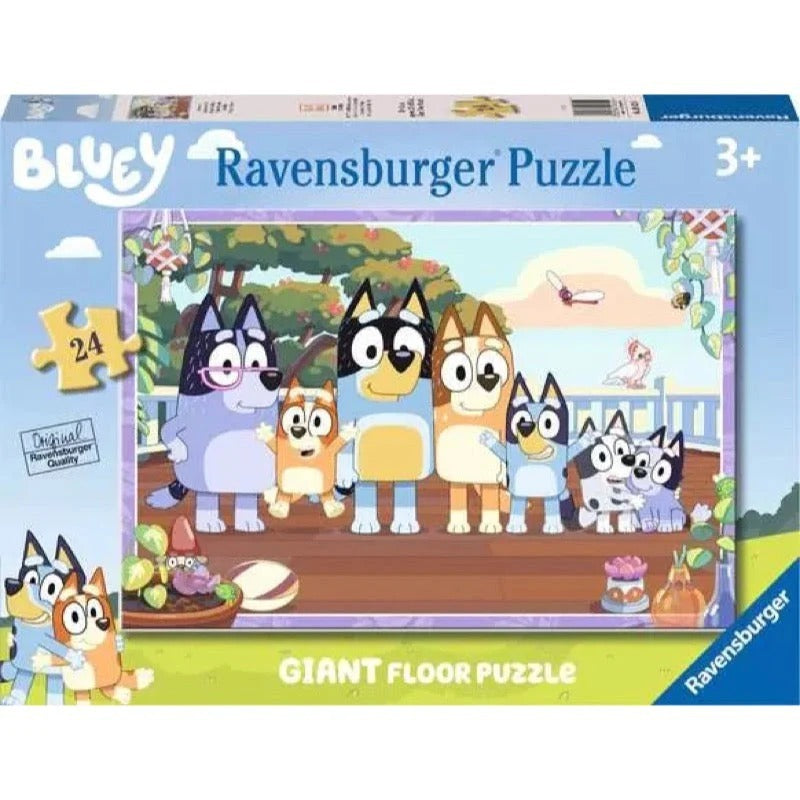 Ravensburger - Bluey Giant Floor Puzzle 24 Piece Jigsaw - Good Games