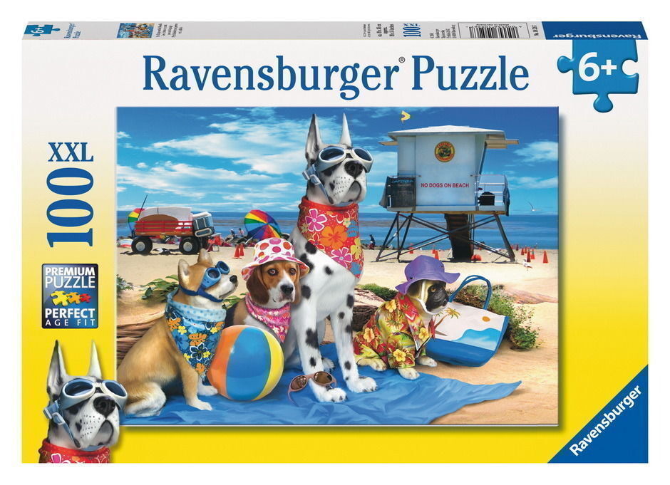 Ravensburger - No Dogs On Beach - 100 Piece Jigsaw - Good Games