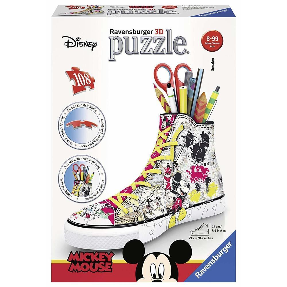 Ravensburger - Disney Mickey Sneaker - 108 Piece 3D Jigsaw - Good Games