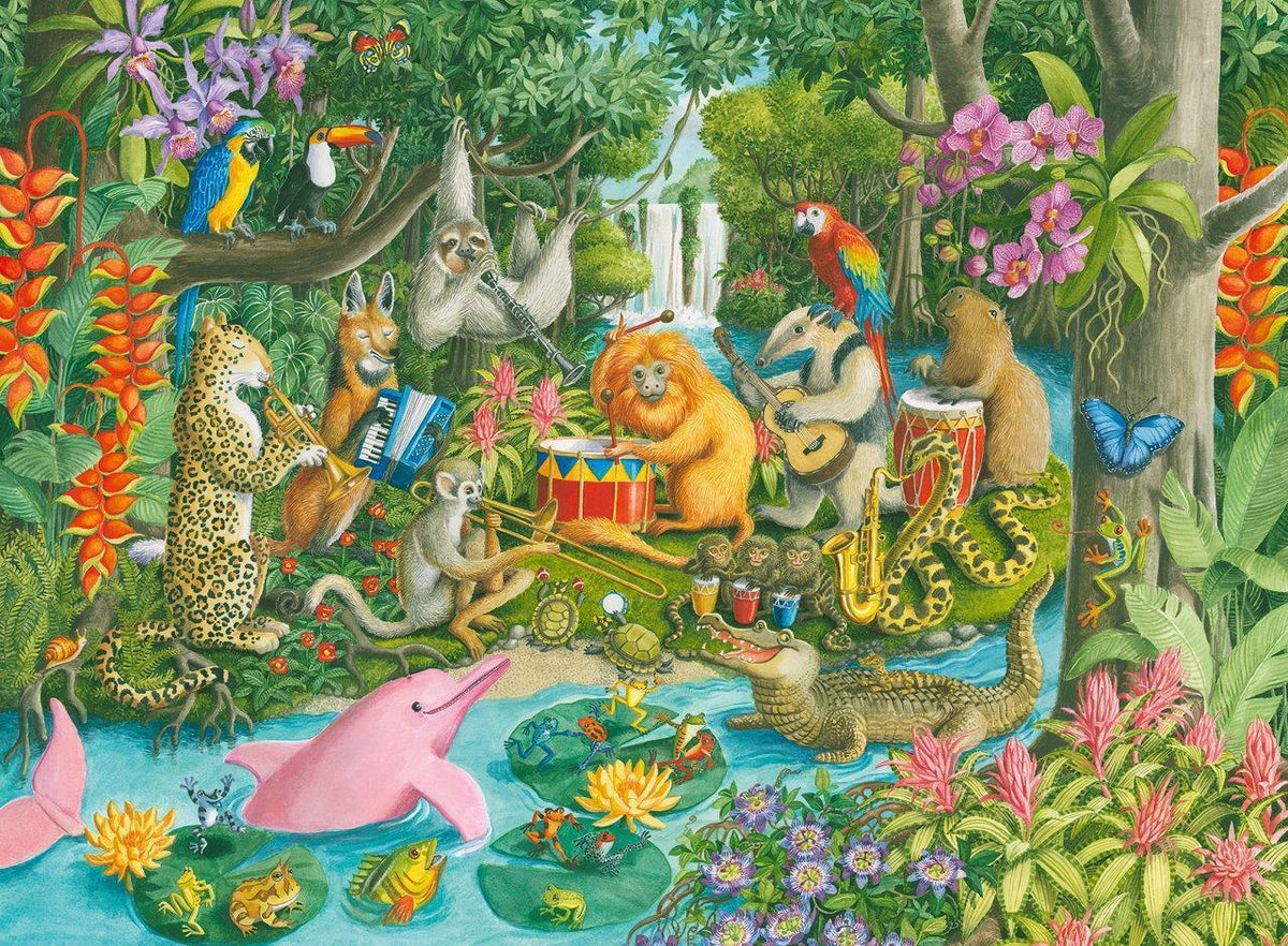 Ravensburger - Rainforest River Band 100 Piece Jigsaw - Good Games