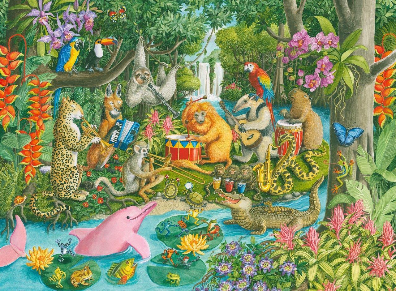Ravensburger - Rainforest River Band 100 Piece Jigsaw - Good Games