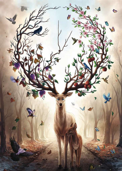 Ravensburger - Magical Deer 1000 Piece Jigsaw - Good Games