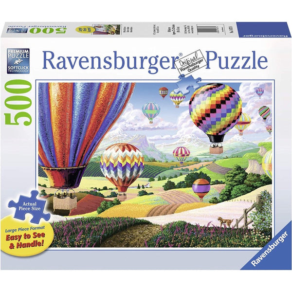 Ravensburger - Air Balloon Valley Large Format 500 Piece Jigsaw