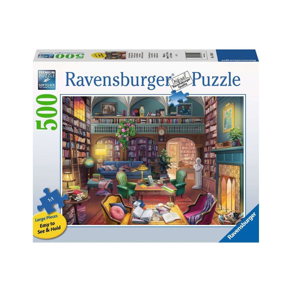 Ravensburger - Dream Library Large Format 500 Piece Jigsaw - Good Games