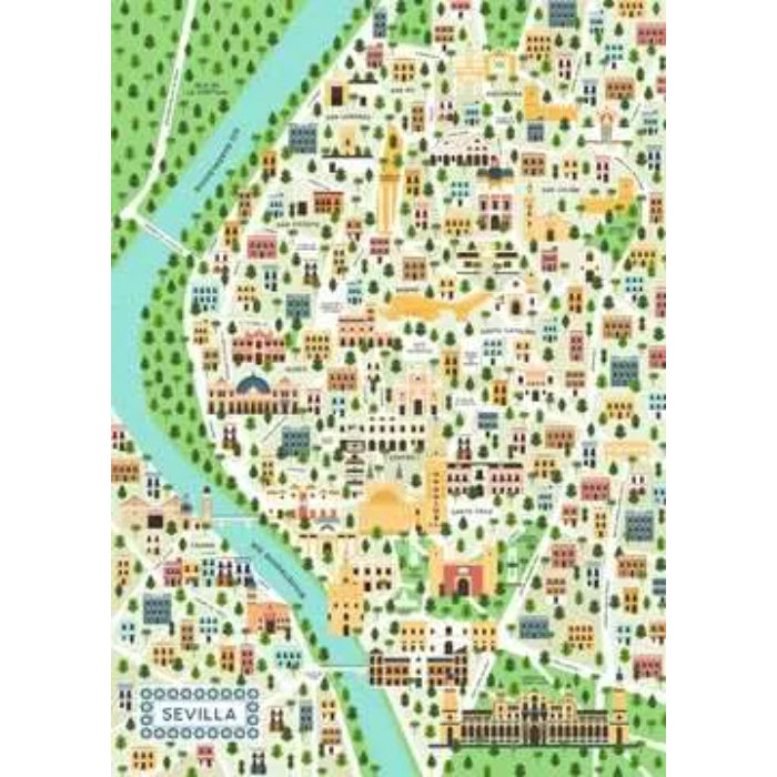 Ravensburger - Map of Seville 1000 Piece Jigsaw