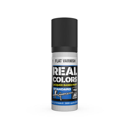 AK Real Colours 01 Flat Varnish lacquer paint bottle for airbrushing