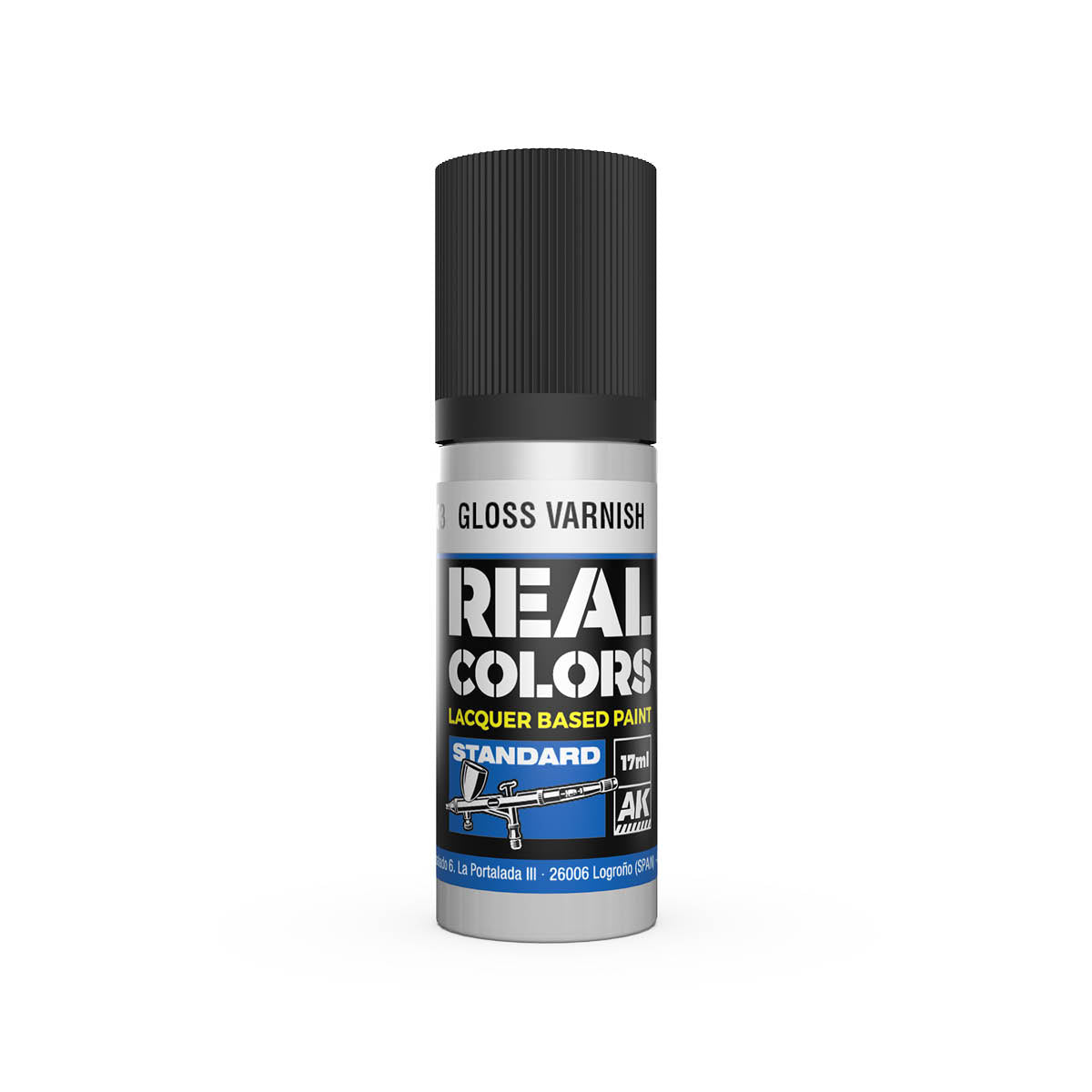 AK Interactive Real Colours Lacquer Base Paint 17ml - Gloss Varnish - Good Games