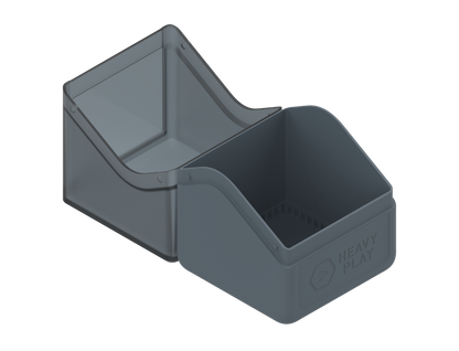 Heavy Play - RFG Deckbox for 80 Double Sleeved Cards - Artificer Grey - Good Games