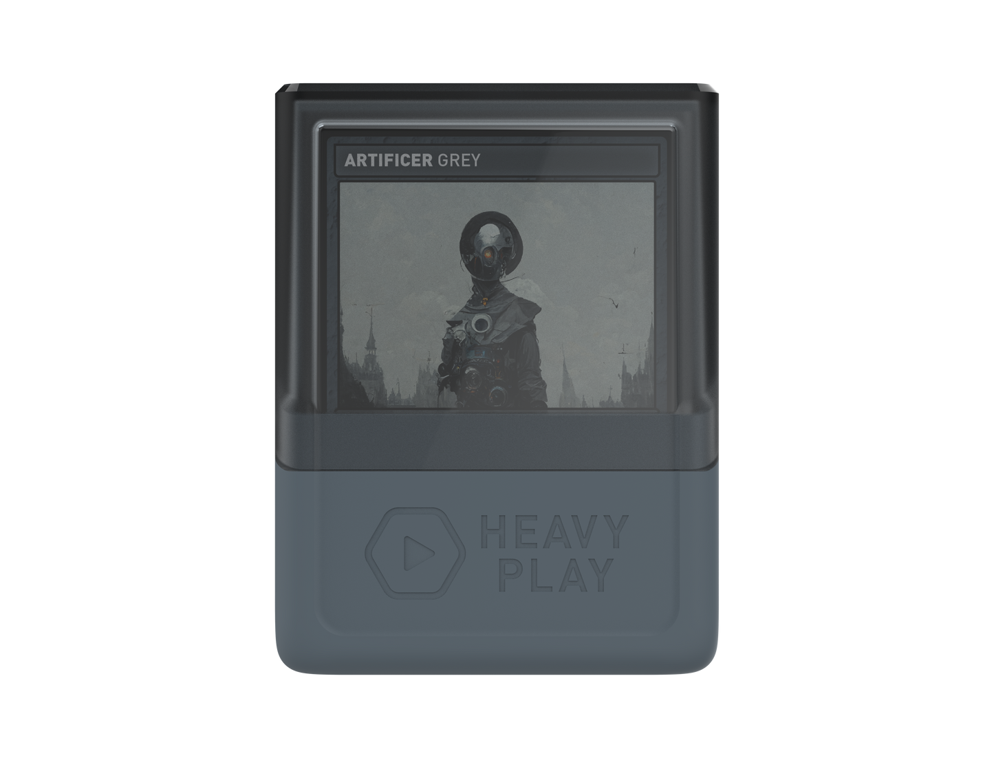 Heavy Play - RFG Deckbox for 80 Double Sleeved Cards - Artificer Grey - Good Games