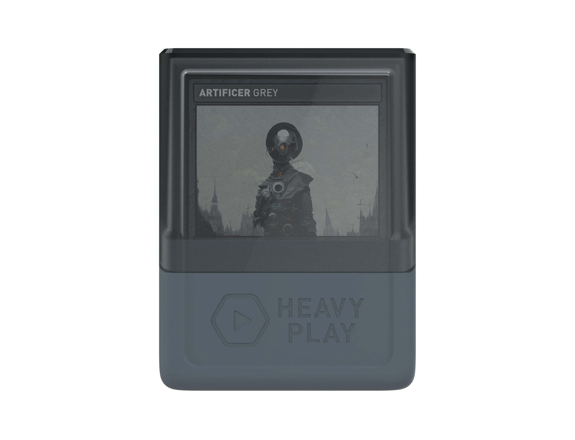 Heavy Play - RFG Deckbox for 80 Double Sleeved Cards - Artificer Grey - Good Games